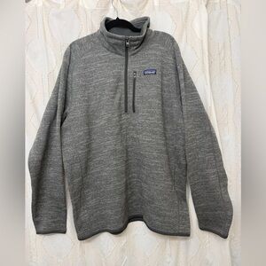 Patagonia Gray Quarter-Zip Fleece
